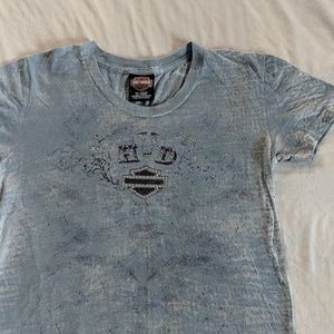 Harley-Davidson short sleeve top with bling